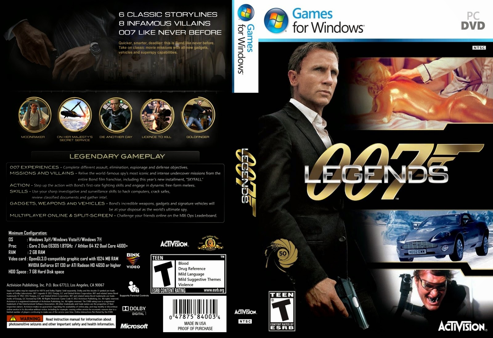 007 legends xbox 360