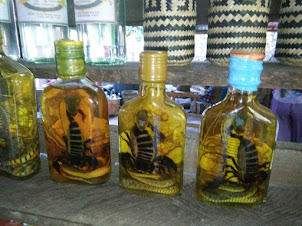 "Scorpion Whisky" on sale at Ban Xanghai village popularly known as "Whisky Village"