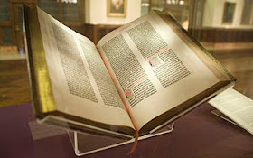 The Gutenberg Bible - the first book ever printed!