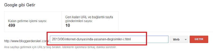 Google Webmaster Tools - Google Gibi Getir Google Webmaster Tools - Google Gibi Getir