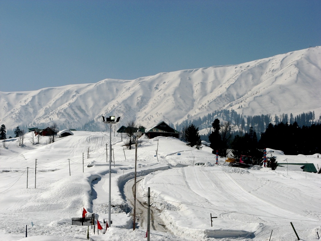 Location of Gulmarg Tourist Places