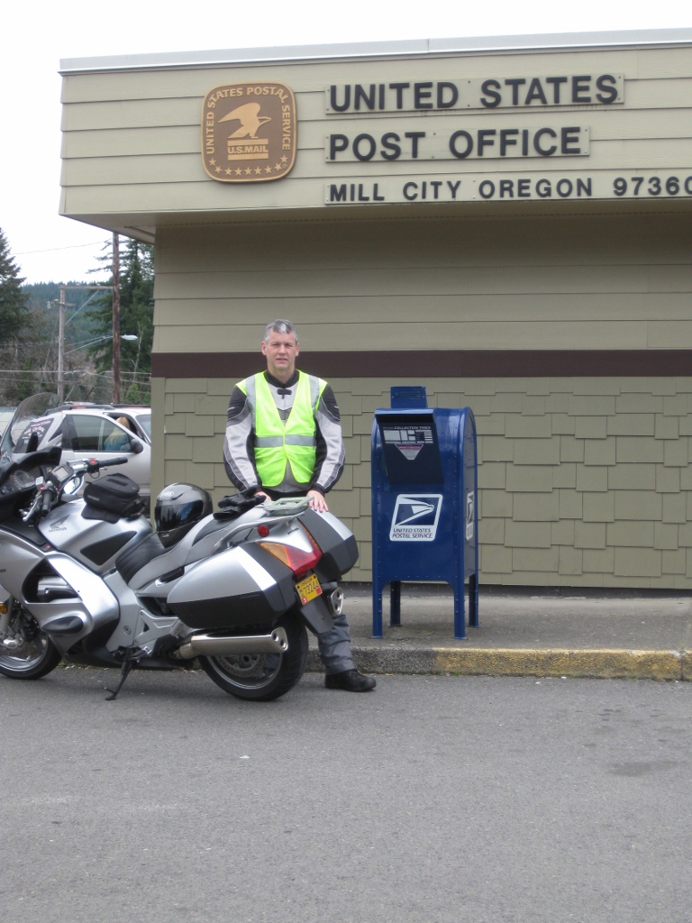 Northwest Motorcycle Rides and Oregon Rural Post Office Visits