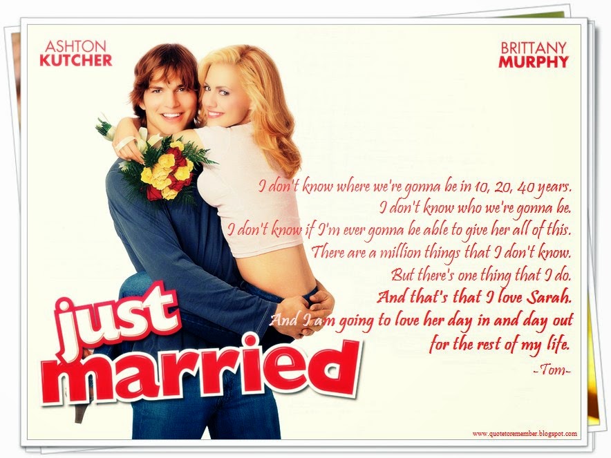 quote to remember just married 2003