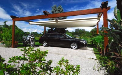 Desain Carport Batu Alam