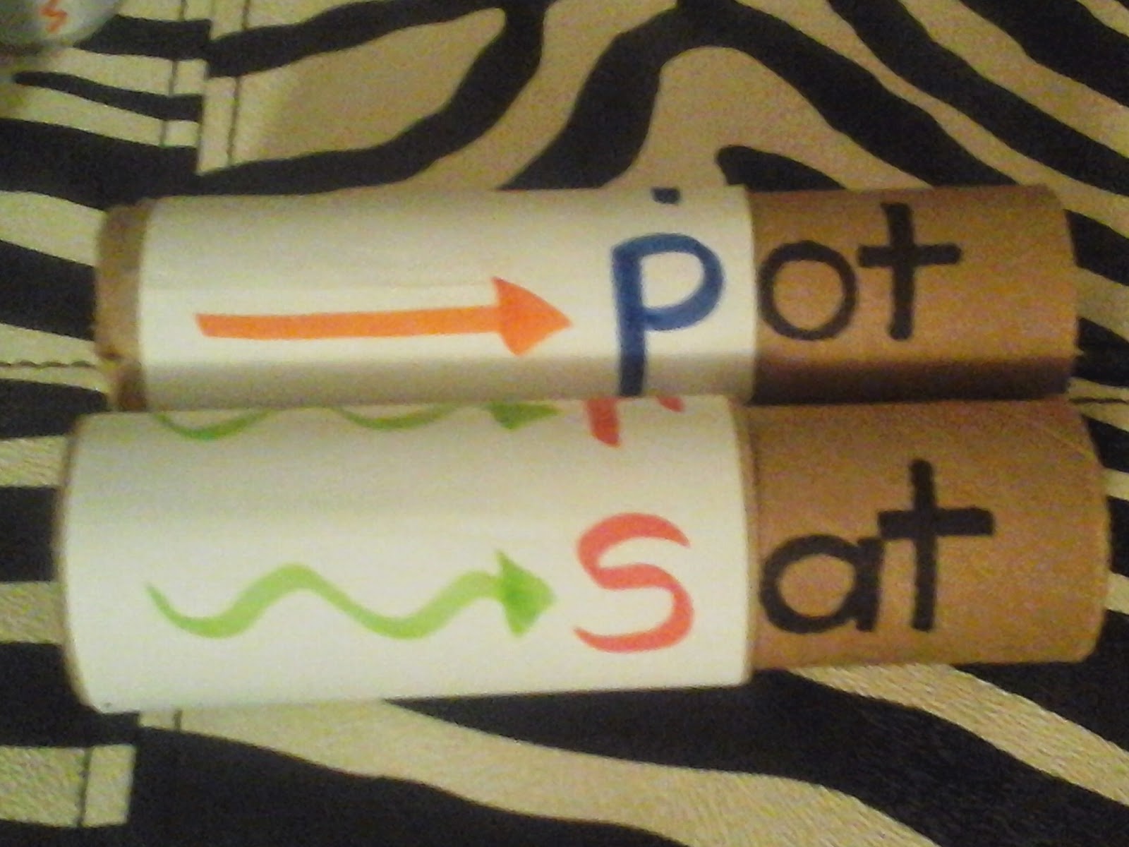 A Fanciful Notion Word family tubes to practice real and nonsense words