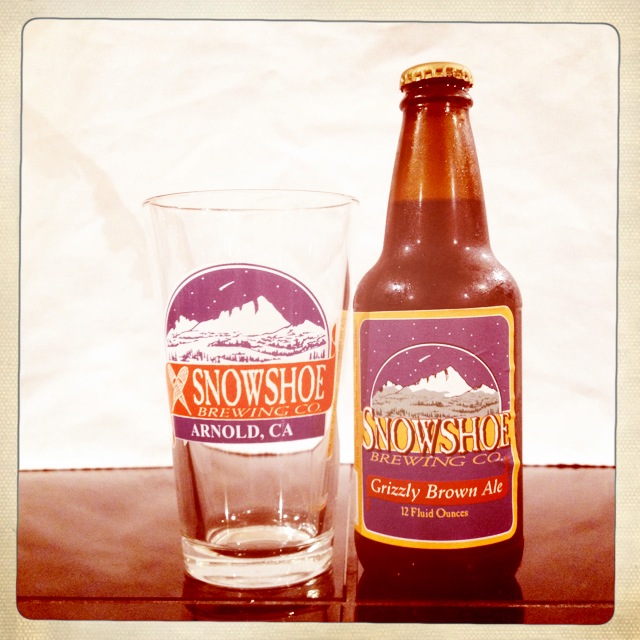 NorCal Beer Blog Snowshoe Brewing Company Grizzly Brown Ale