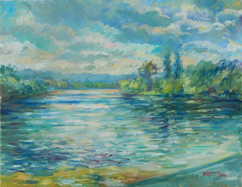 My French Easel Coate Water Lake