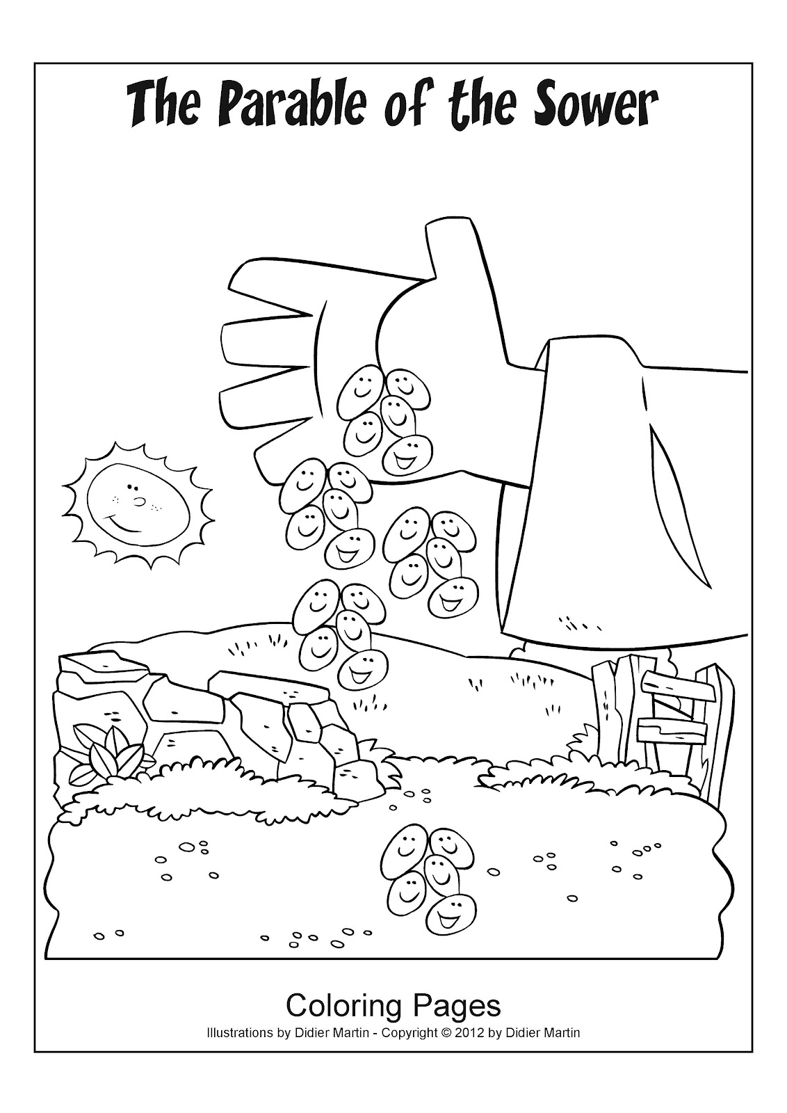 My Little House Bible Activity Pages The Parable of the Sower