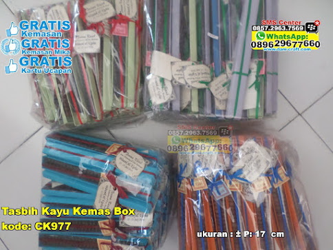 Tasbih Kayu Kemas Box jual