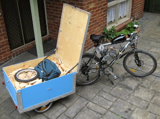 bike trailer box