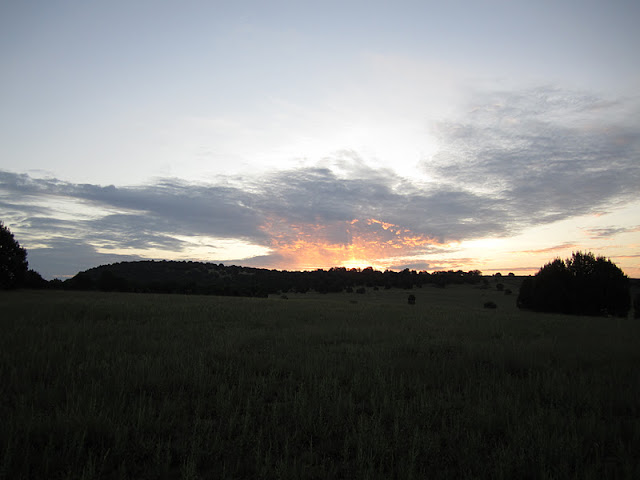 Sunset on an Arizona Elk Hunt with Colburn and Scott Outfitters