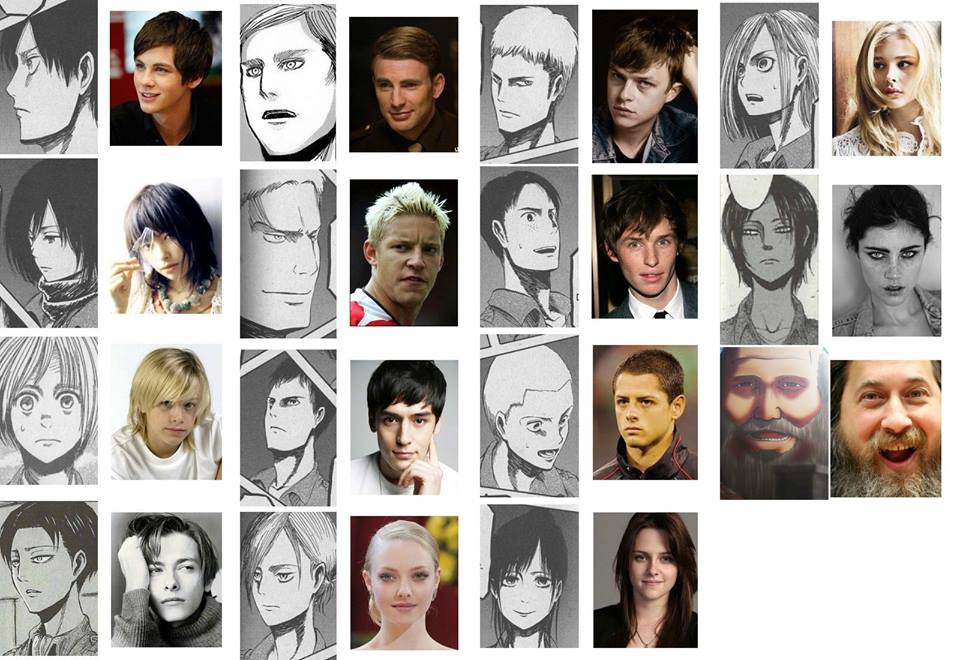 Attack On Titan Characters in Real Life  Attack+On+Titan+reality