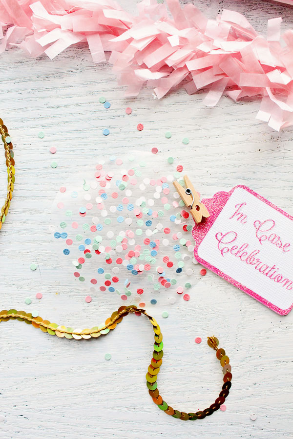 Icing Designs DIY Confetti Window Treat Bags