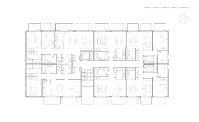 Izola,Honeycomb Apartments / By OFIS arhitekti ~ HouseVariety