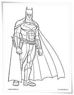 Ausmalbilder zum Ausdrucken: Ausmalbilder Batman Kostenlos