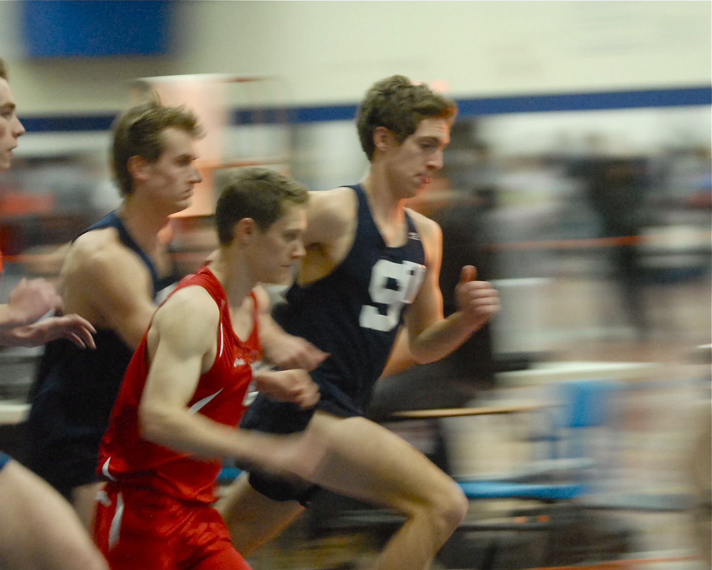 Indoor Track and Field Staples' boys and girls win Western Division