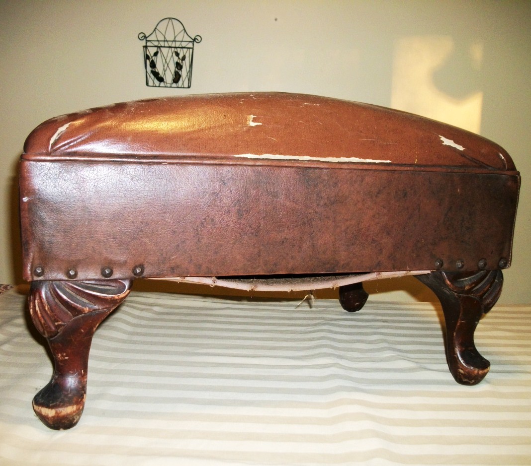 ZafuChi Antique Footstool to Storage Chest Conversion