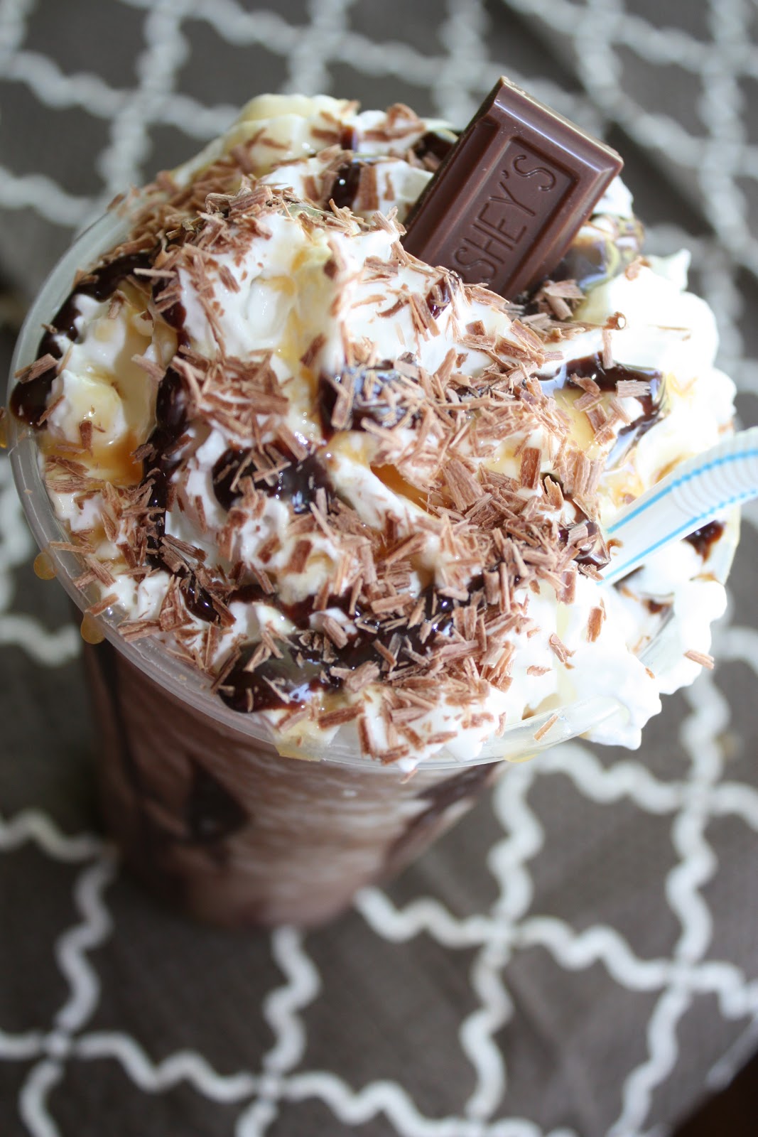 The Farmer's Wife Blended Caramel Mocha Frappe