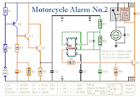 IC 555 MOTORCYCLE ALARM CIRCUIT SCHEMATIC DIAGRAM | Wiring Diagram
