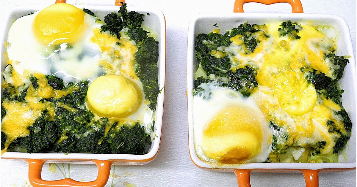 Potato, Spinach, Egg Bake