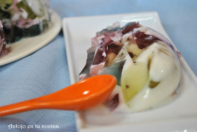 Mosaico De Gelatina De Colores
