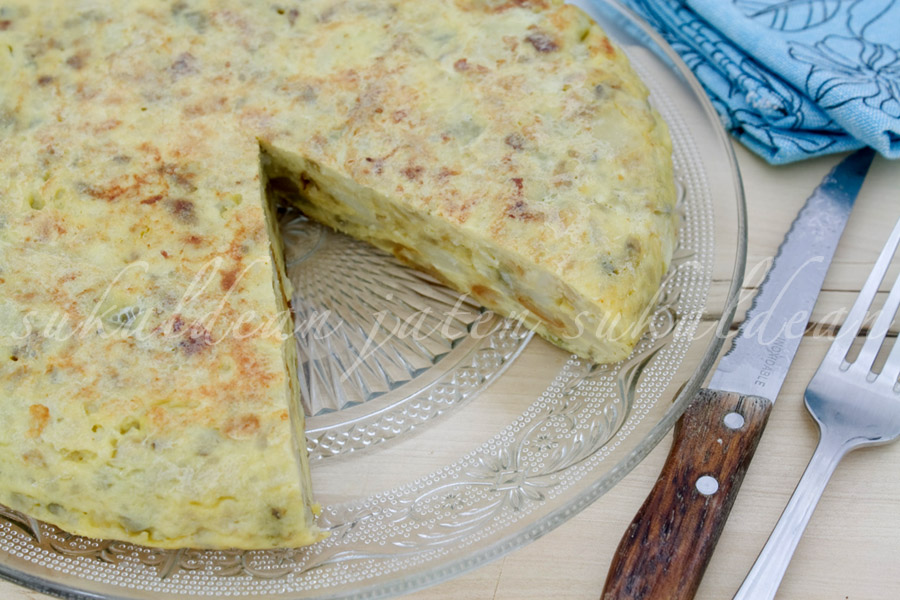 ecocinablog tortilla de patata y berenjena