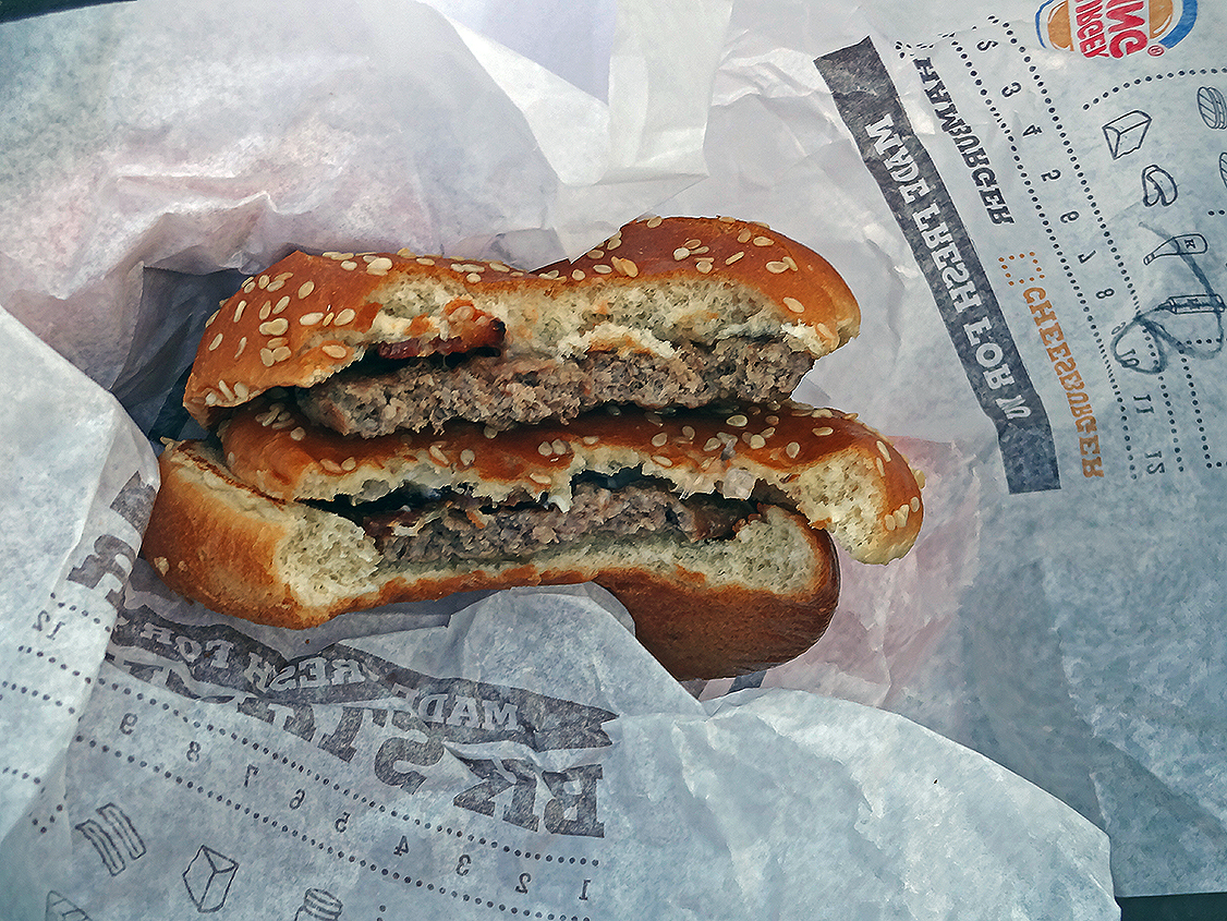 The Shit I Eat: Double BK Bacon Burger From 2x BK Bacon Burgers