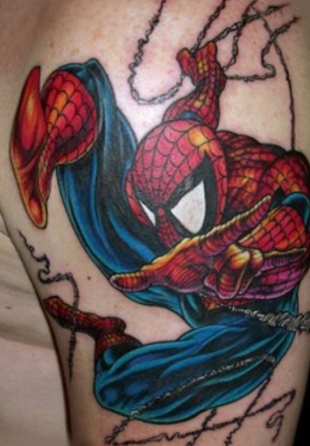  Spiderman tattoo