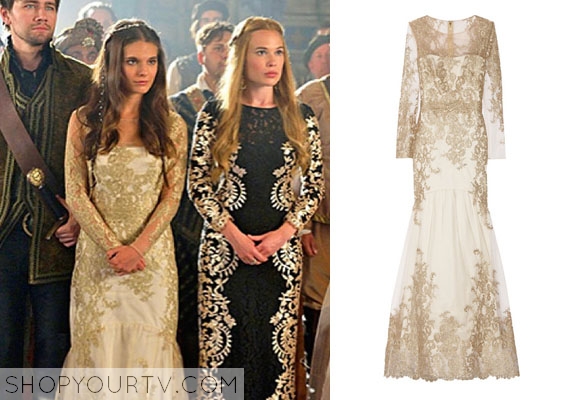 vestido figurino reign