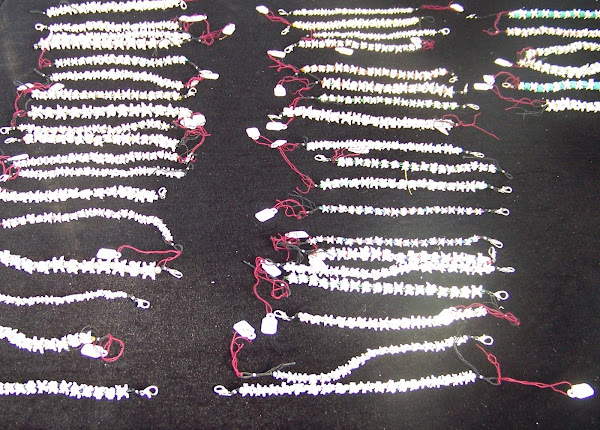 Bracelets made from rattlesnake vertebrae