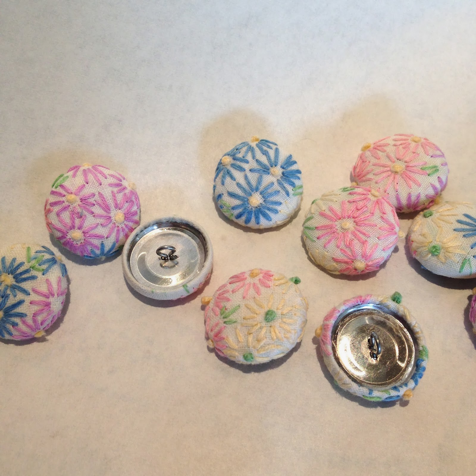 embroidered covered buttons Knitionary