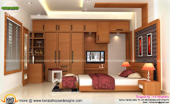 bedroom with wardrobe