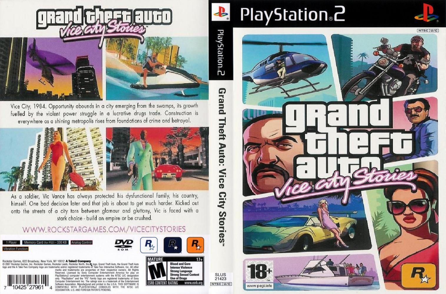Jogos Aki GTA Vice City Stories PS2 NTSC