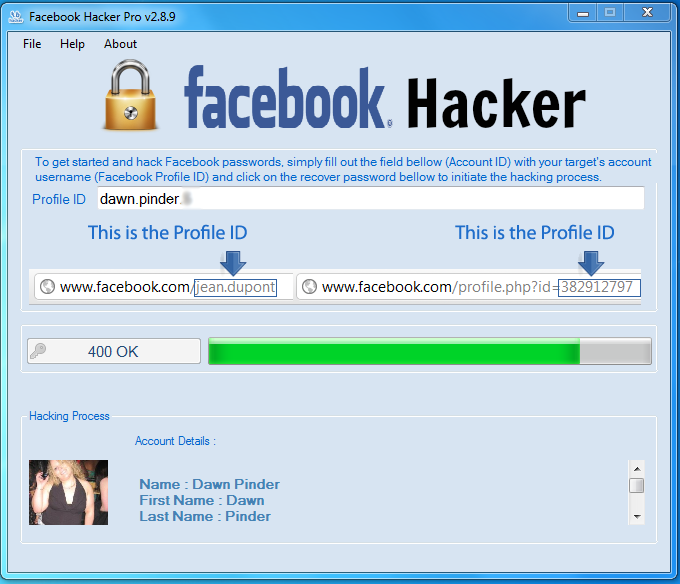 Facebook Hack V9.2.3 Download