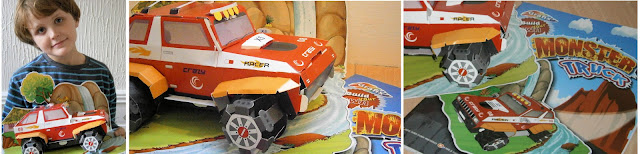 make your own monster truck from paper grafix childrens art