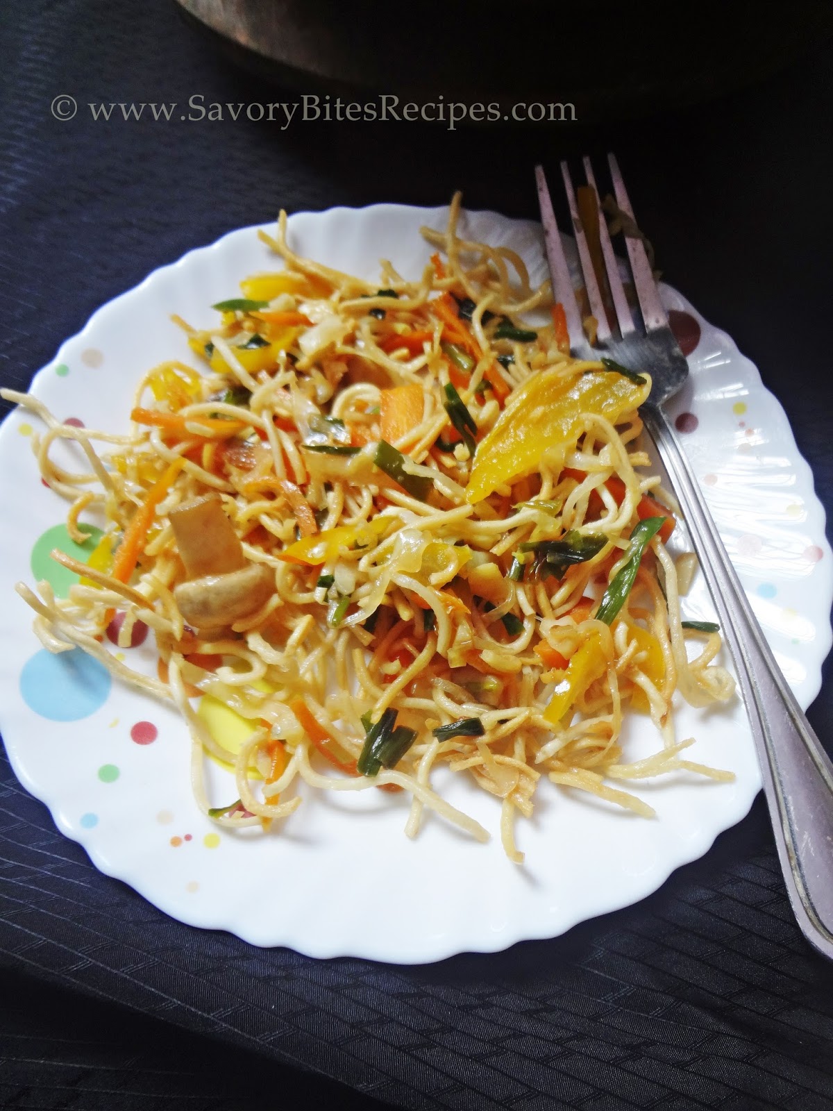 Crispy Burnt Garlic Veggie Noodles Savory Bites Recipes A Food Blog