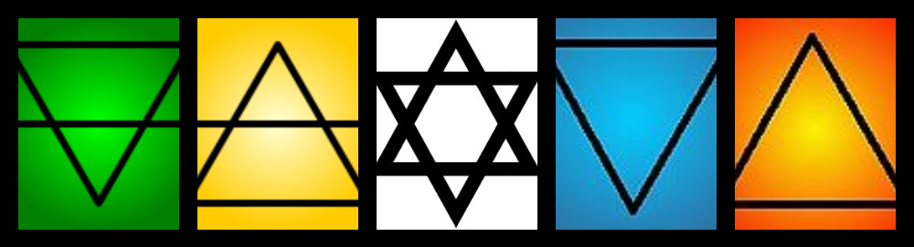 Image result for pic of the jewish star as above so below