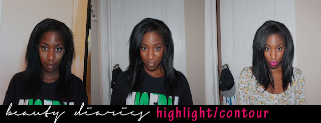 highlight contour dark skin