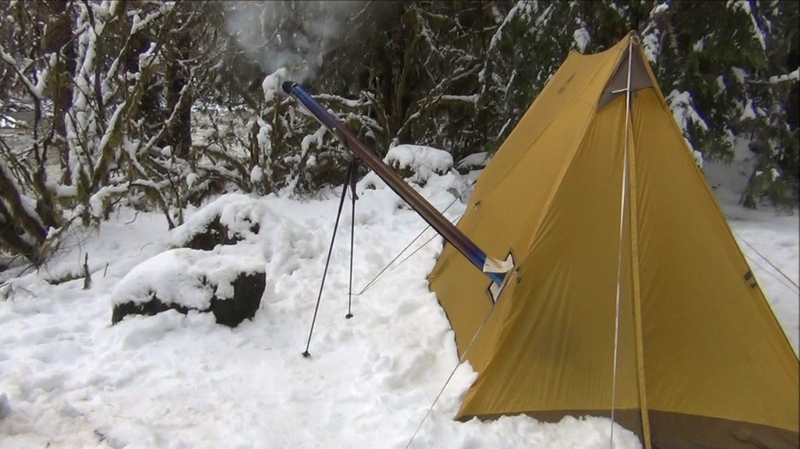 Wawhiker Backpacking Hot Tenting with Wood Stove Winter Camping Sure