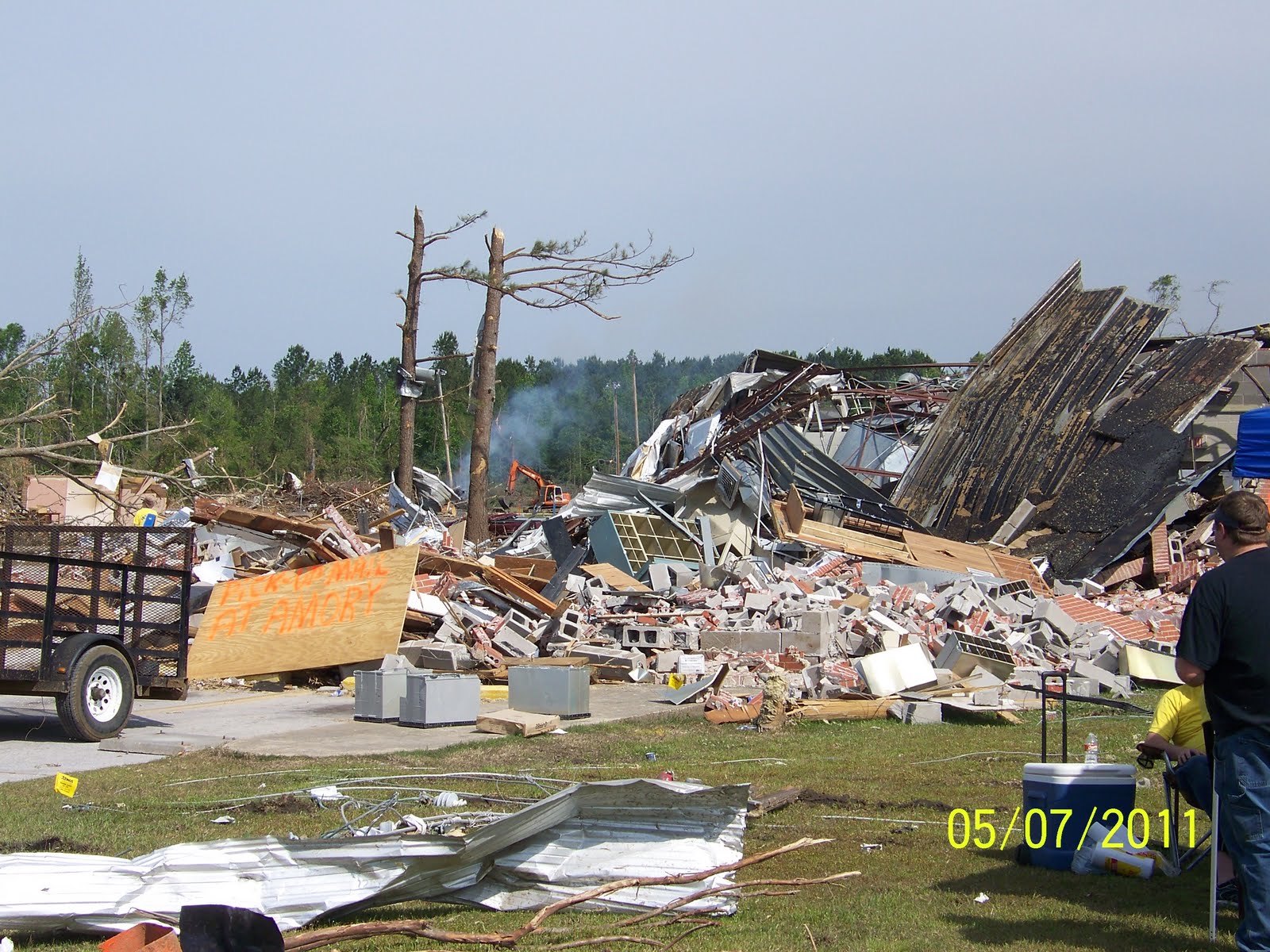 Darryl and Cindy Cunningham Photos of Smithville Tornado Damage