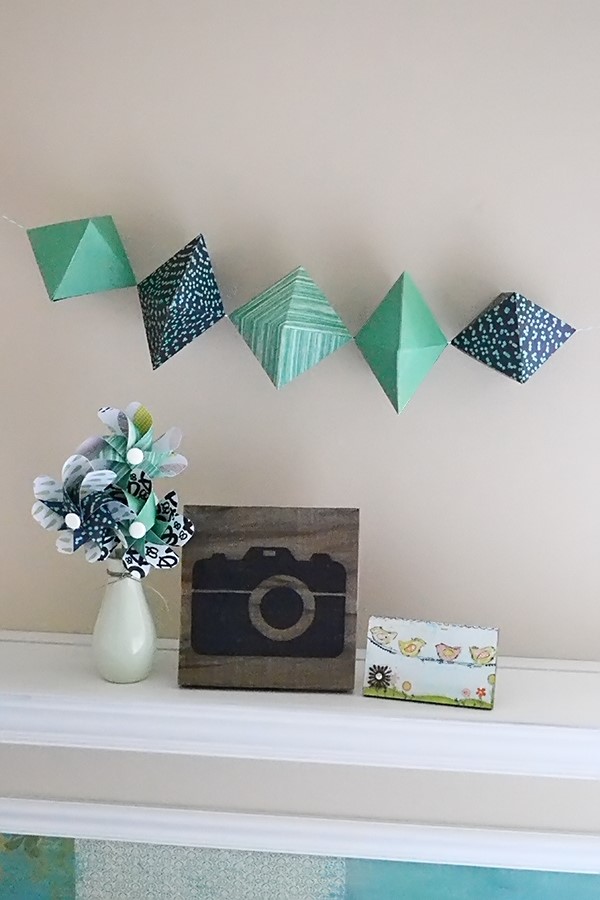 Aly Dosdall paper gem garland