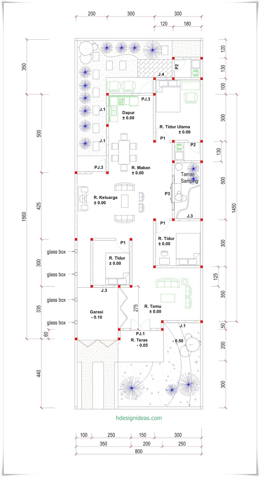 Denah Rumah Ukuran 15 X 8 M Dengan Lahan Memanjang Home Design Denah Rumah Ukuran 15 X 8 M Dengan Lahan Memanjang Home Design
