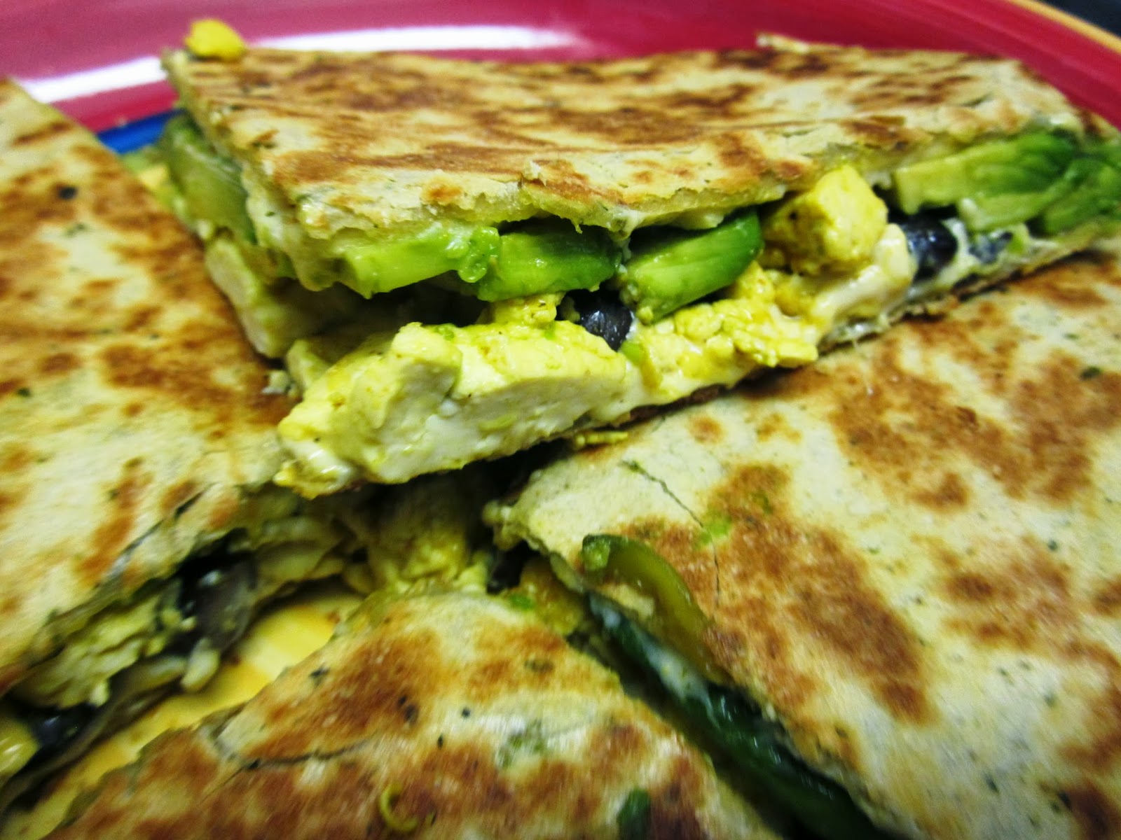Mo Betta Vegan Vegan MoFo VII Breakfast Quesadilla