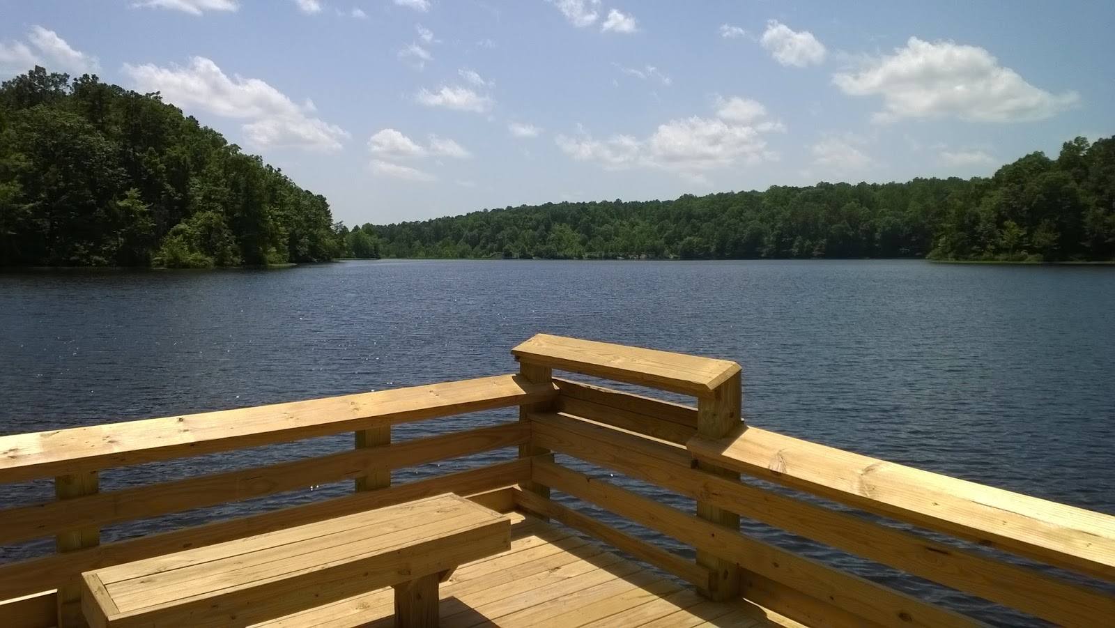 North Carolina River Fishing and Canoeing with Mack Holt Reservoir