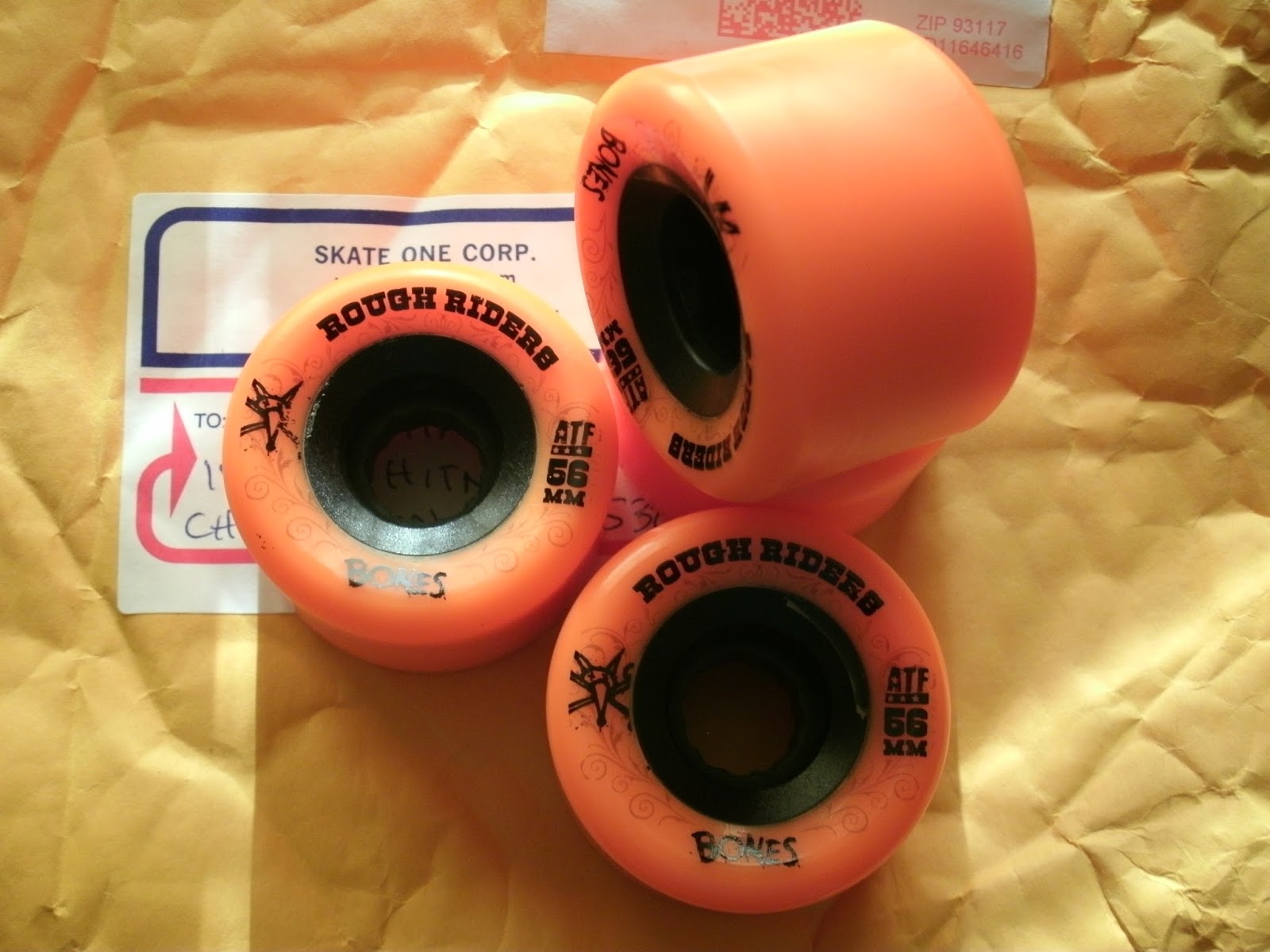 Jeff's Skateboard Page Bones Rough Riders Wheels