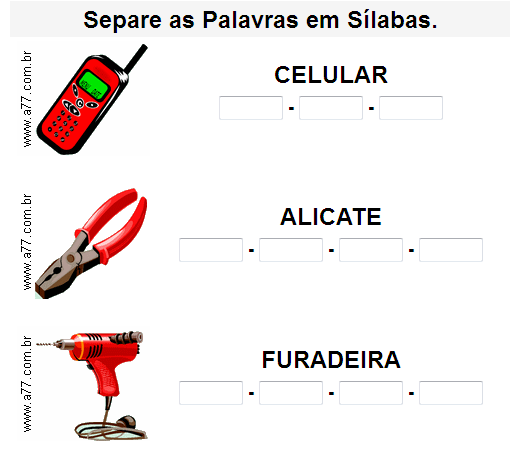 http://a77.com.br/alfabetizacao/separacao_silabas_1.php