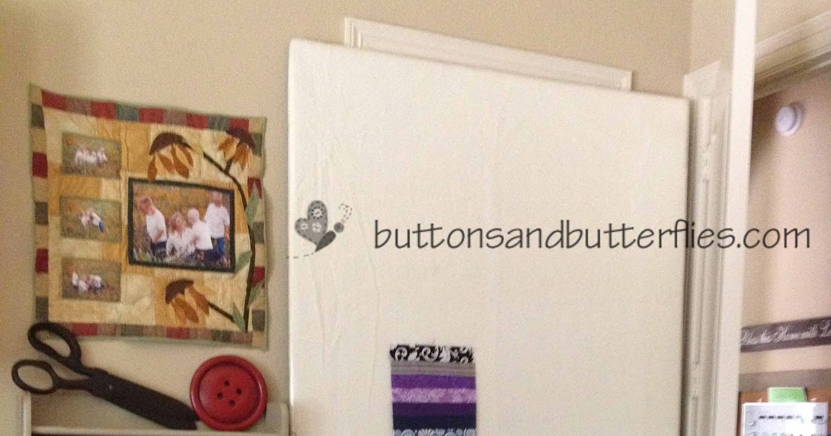 Buttons and Butterflies The Perfect Portable Design Wall