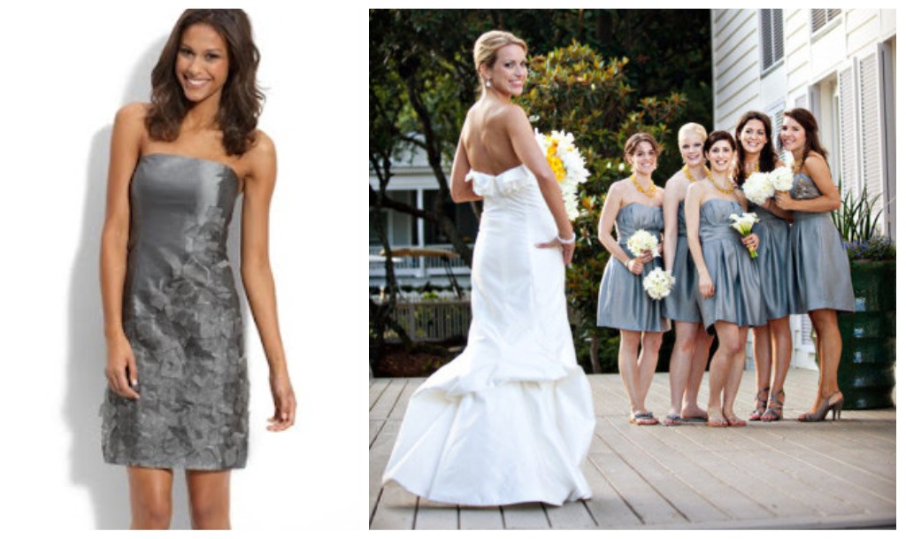 Gray Bridesmaid Dresses