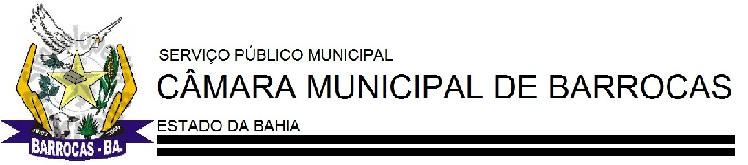 CÂMARA DE BARROCAS; VEREADORES DE BARROCAS; PODER LEGISLATIVO DE BARROCAS; HISTÓRIA; VEREADORES