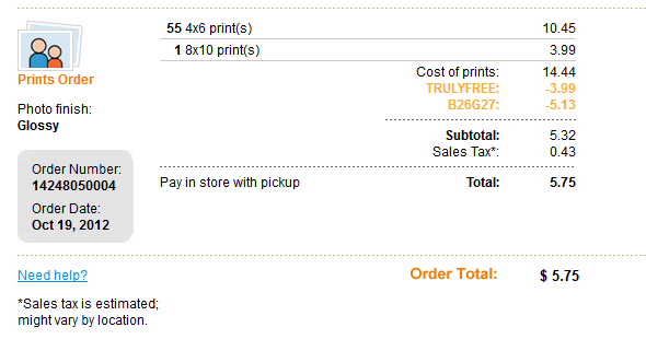 Walgreens photo coupon code 4x6
